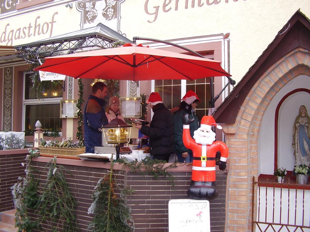 Гостевой дом Landgasthof Germania Рюдесхайм-на-Рейне Экстерьер фото